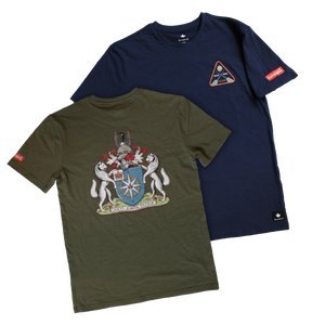 
            
                Load image into Gallery viewer, Limited edition RCGS x Canadiana Fellows t-shirt (unisex)
            
        