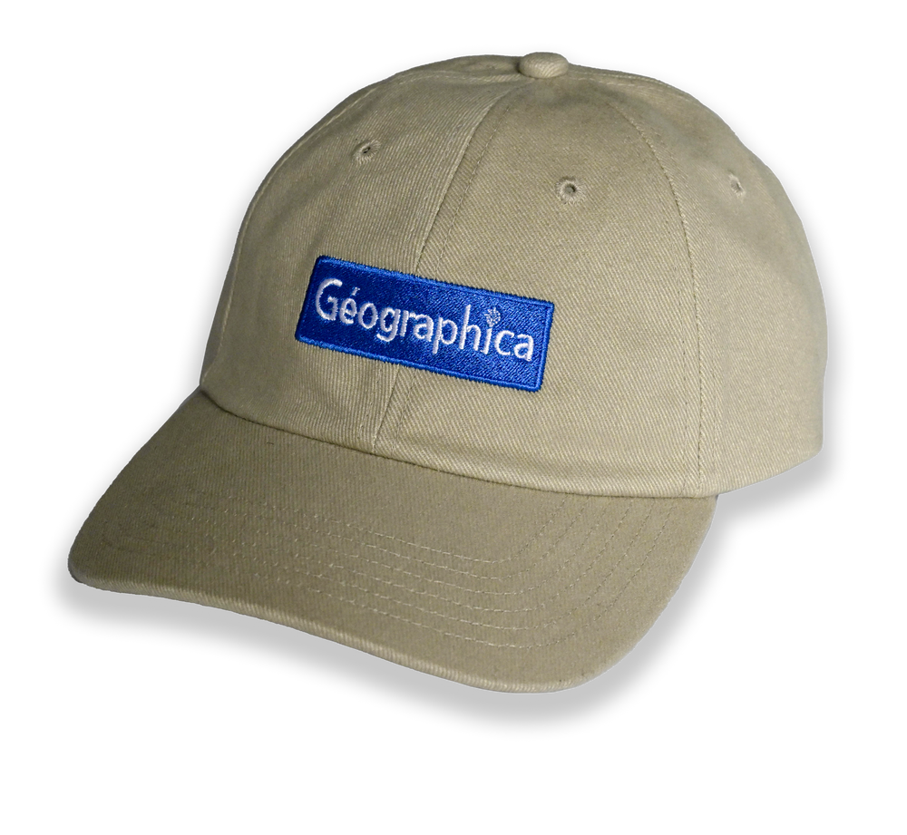 Limited edition beige Geographica hat
