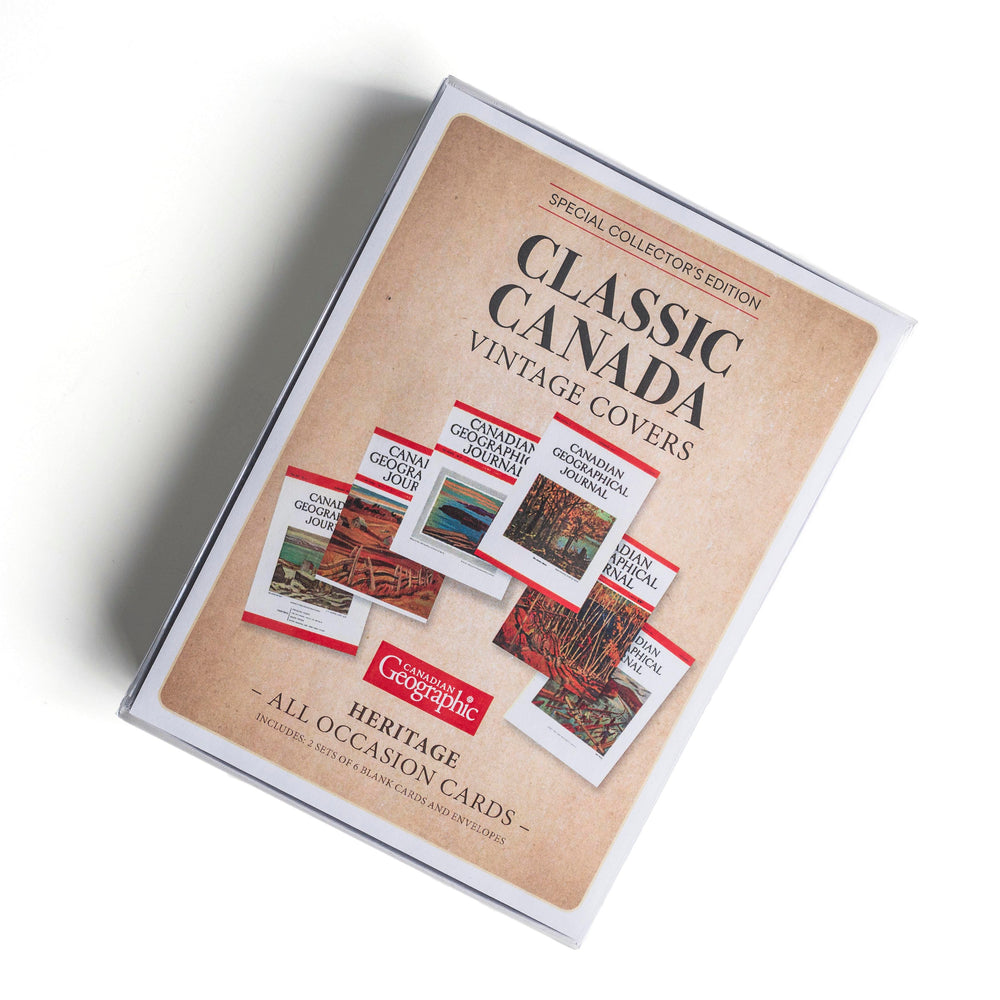 Classic Canada vintage greeting cards (12-Pack)
