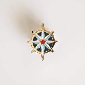 
            
                Load image into Gallery viewer, Collectible Compass Rose lapel pin
            
        
