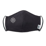 Limited Edition RCGS x Roots Compass Rose reusable face mask (All-black)