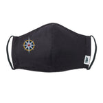 Limited Edition RCGS x Roots Compass Rose reusable face mask (Black)